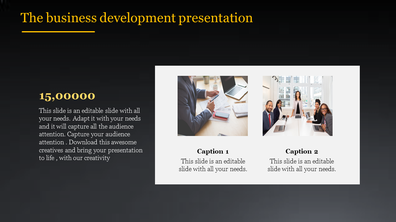 Attractive Business Development Presentation Template
